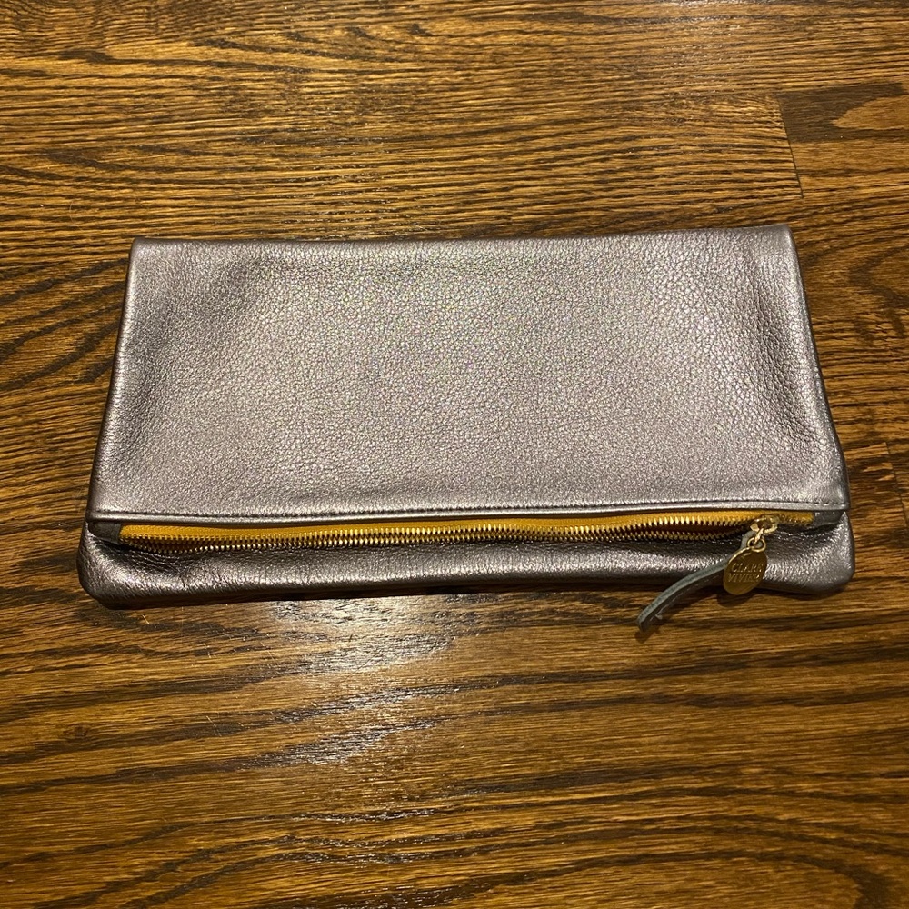 Clare Vivier fold over clutch